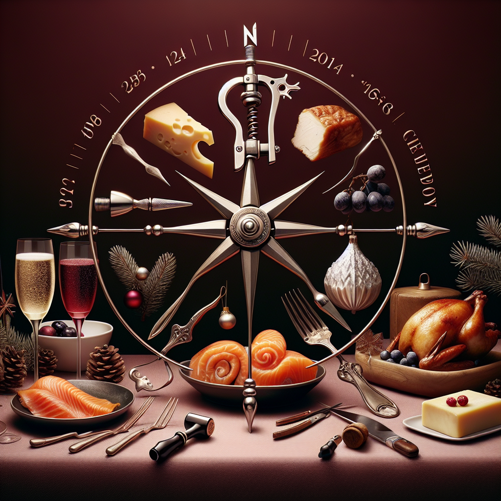 Accords mets-vins de Noël sur table festive suisse