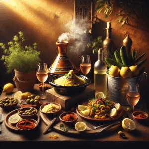 Accords vins avec couscous et tajines, rosé, blanc ou rouge