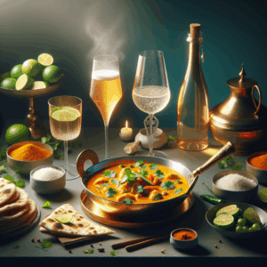 Idealwein für scharfes indisches Curry