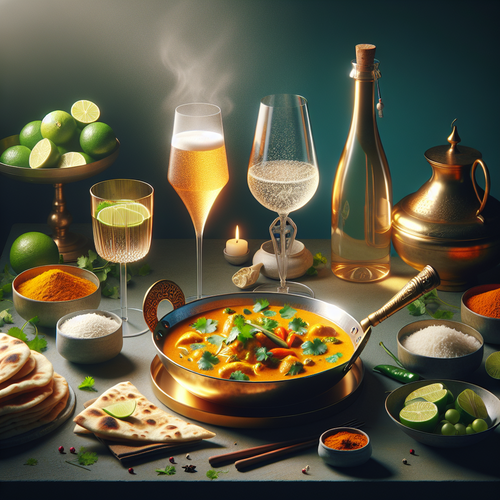 Vin idéal pour curry indien épicé