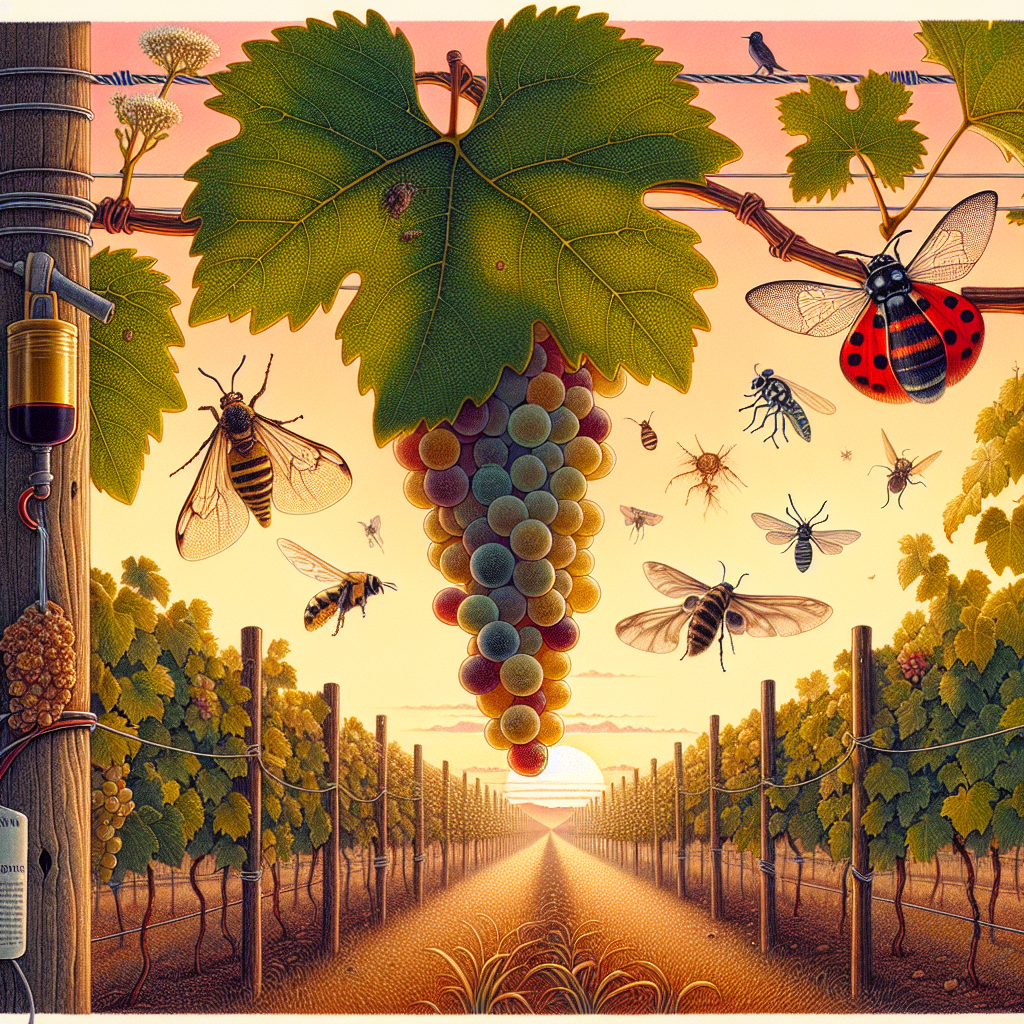Ravageurs de la vigne et impact sur le goût du vin