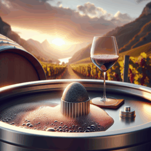 Micro-oxygénation du vin en cuve inox, bulles dosées