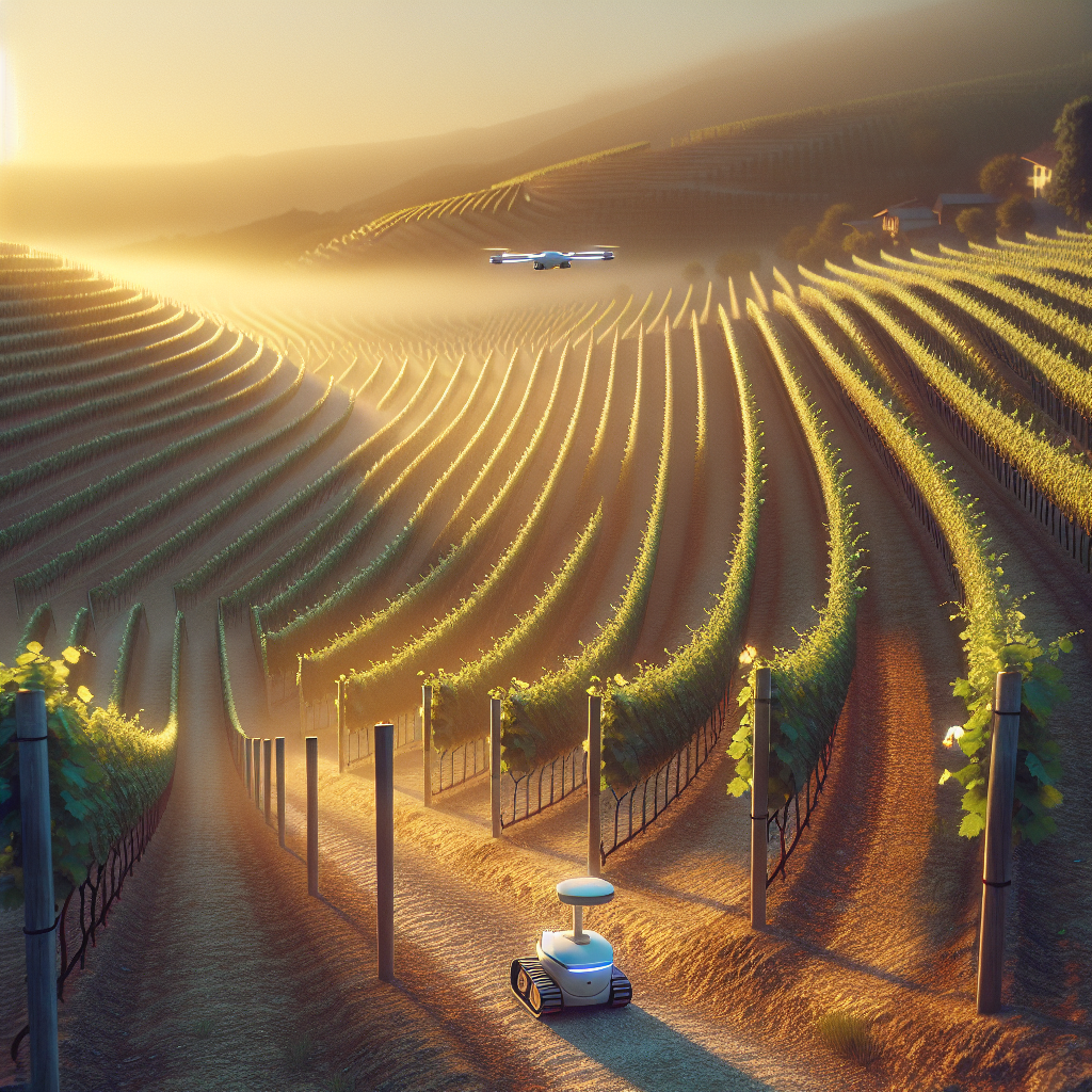 Robots dans les vignes, le duo homme-machine en action