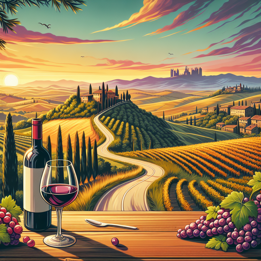 Route des vins en Italie, paysages et dégustations