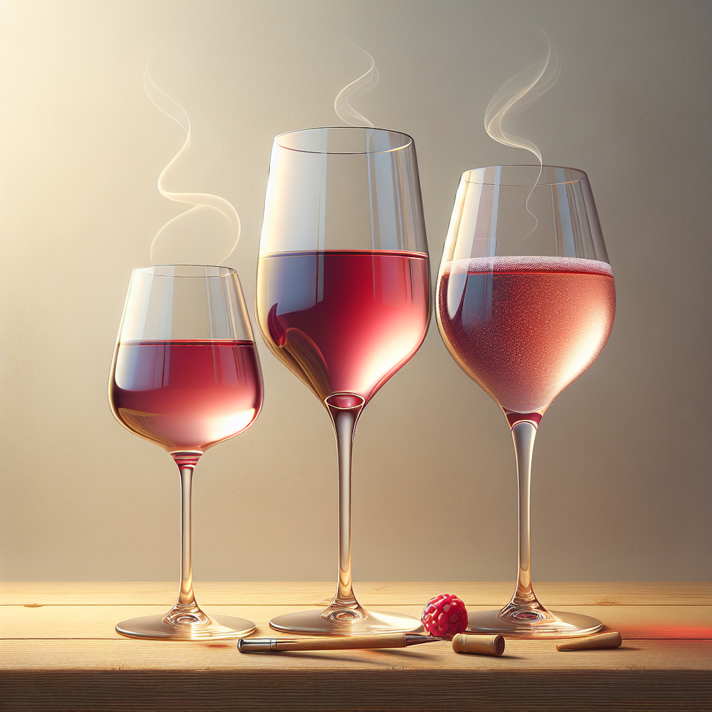 Drei Gläser, ein Wein: Aromen und Texturen enthüllt