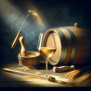 Élevage sur lies: vin blanc, texture et arômes briochés