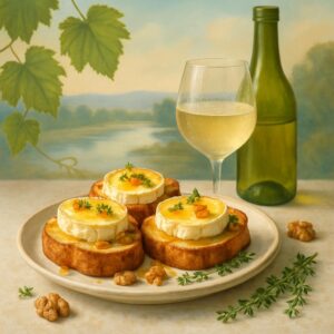 Warmer Ziegenkäse: Weine, die wachrütteln